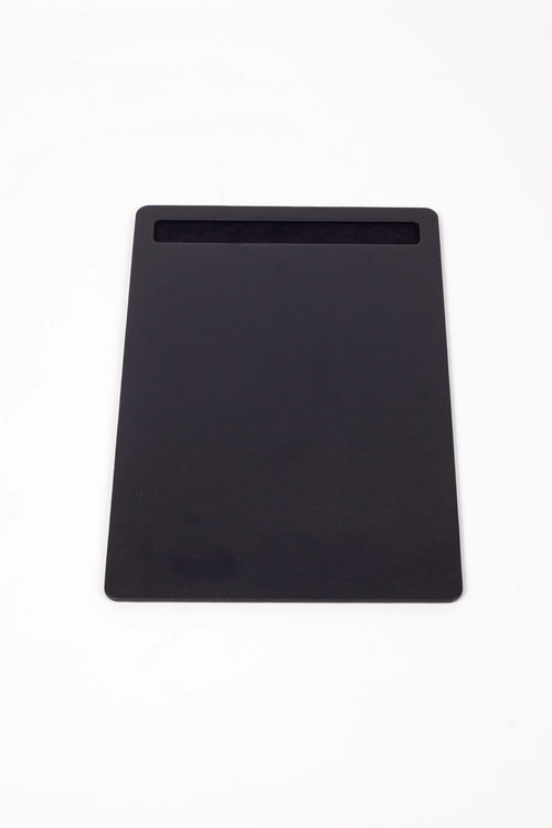 Meeting Desk Pad Plain Black Horizontal A4 Size
