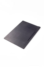 Deri Toplantı Sümeni Kalem Bölümlü 49x34cm Düz Siyah