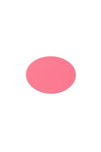 Pembe Oval Deri Bardak Altlığı